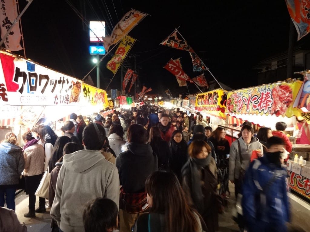 椿まつり 屋台