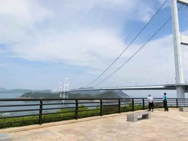 糸山公園 今治 観光 しまなみ海道の撮影スポット 来島海峡大橋の絶景と夜景 海賊つうしん