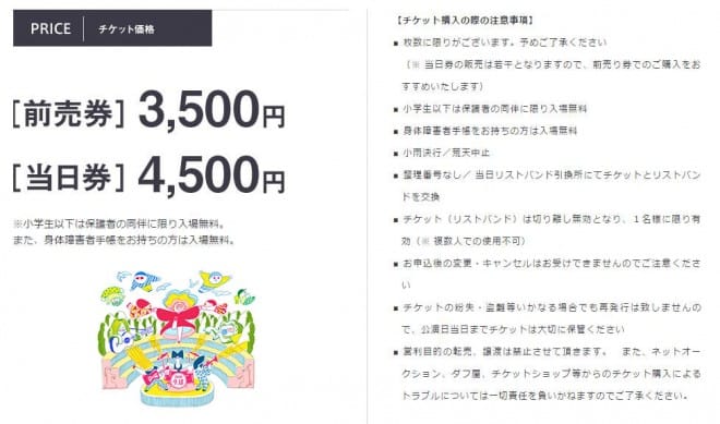 ハズミズムのチケット購入