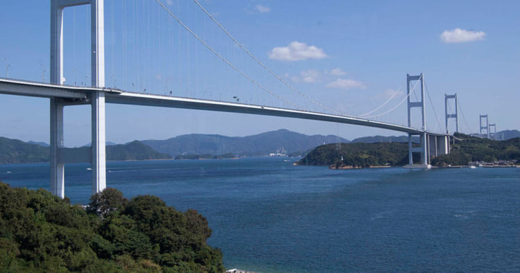 しまなみ海道の橋の風景