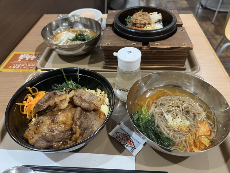アンニョン　カルビ丼冷麺セット