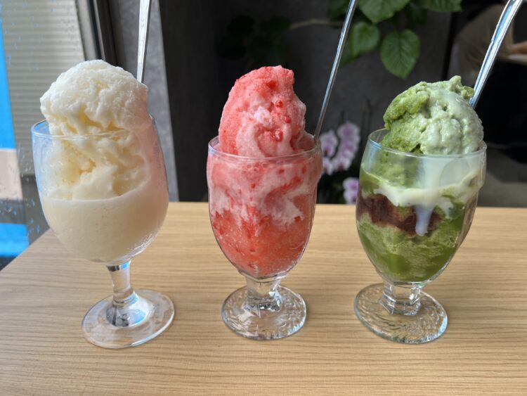 Tamaya新居浜店　かき氷3種類
