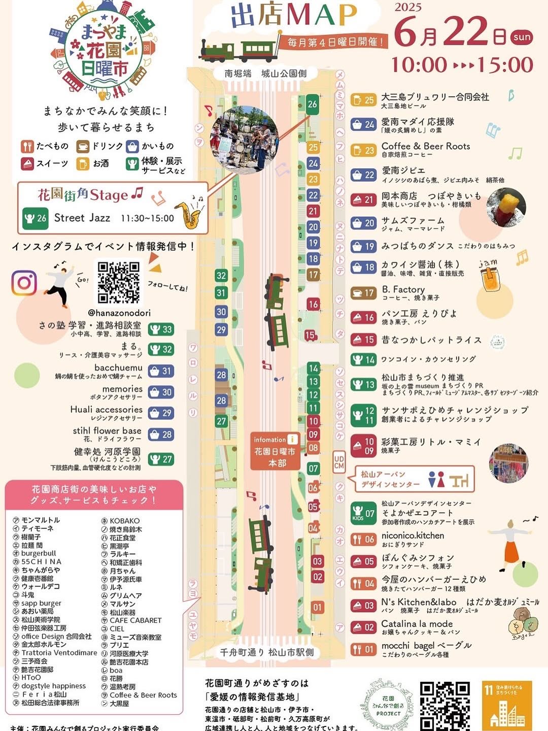 まつやま花園日曜市6/22