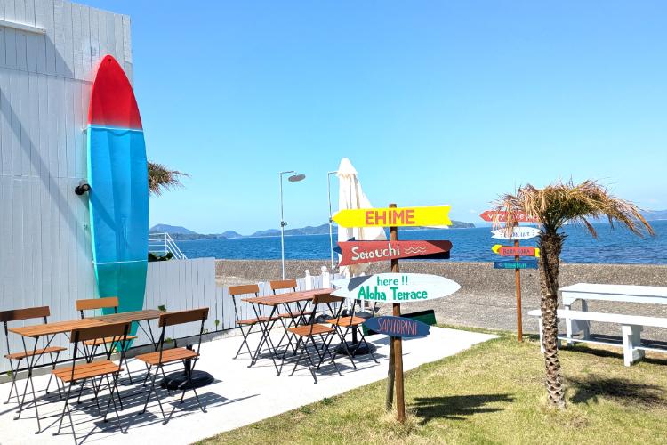 aloha テラス席
