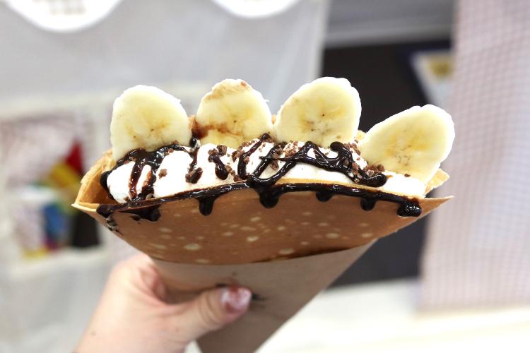 Mクレープ　チョコバナナクリーム2
