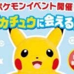 ポケモンイベント開催！ピカチュウに会える！
