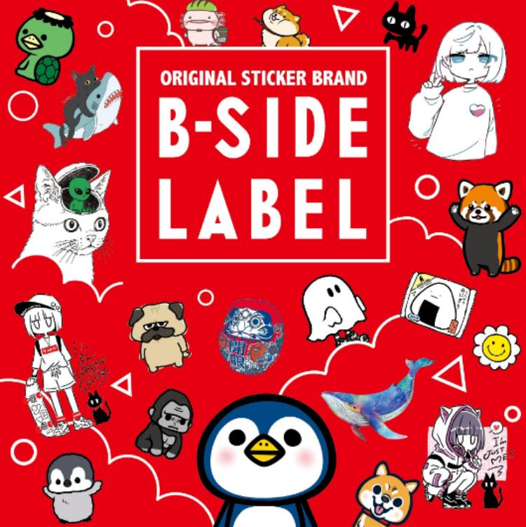 B-SIDE LABEL オリジナルステッカー販売イベント