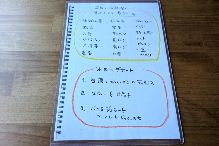 溝口家　メニュー2