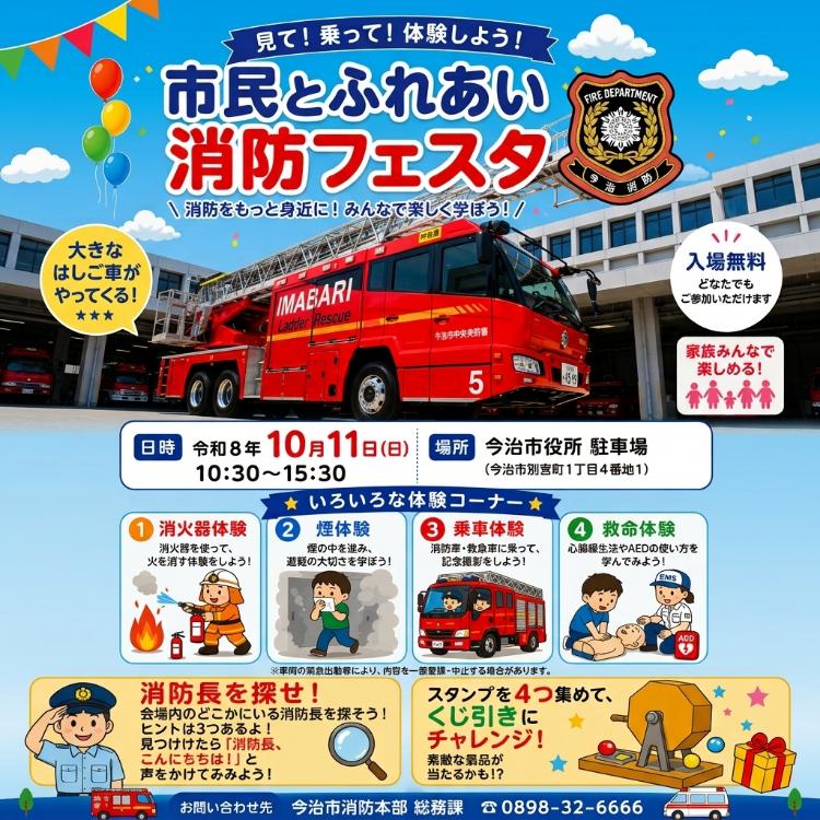 市民とふれあい消防フェスタ