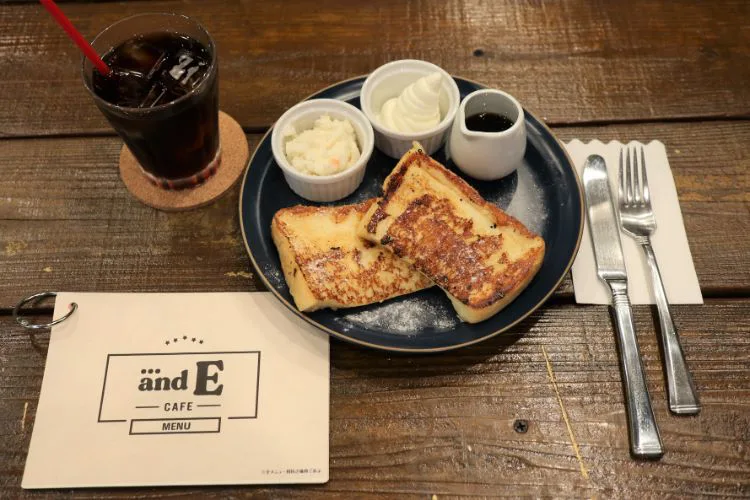 And E 松山 カフェ ふわとろフレンチトーストが絶品 銀天街の路地裏にできたおしゃれカフェ 海賊つうしん