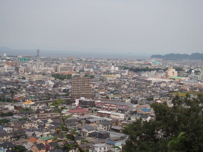 滝の宮公園展望台景色