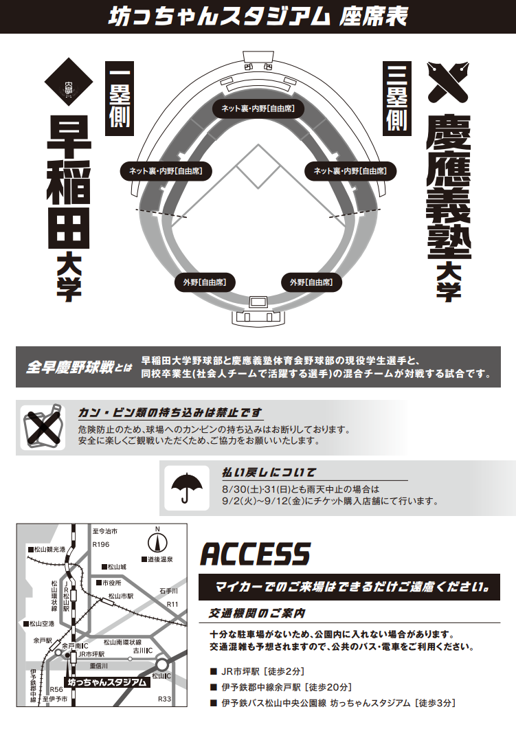 2025全早慶野球戦 愛媛大会