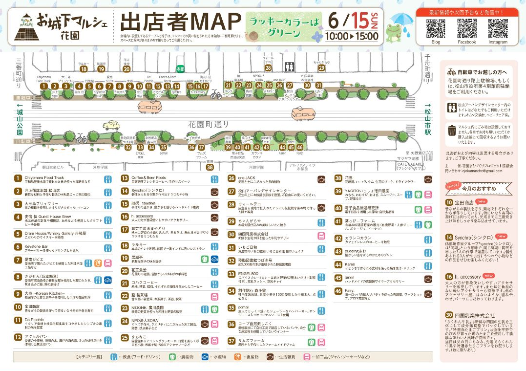 お城下マルシェ花園6/15