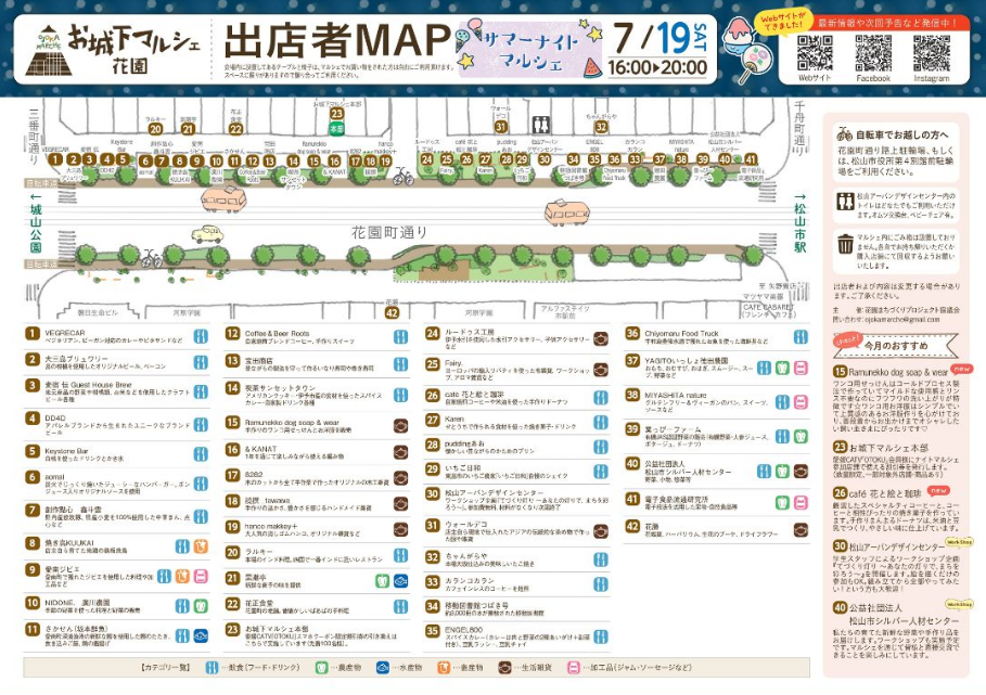 お城下マルシェ花園7/19