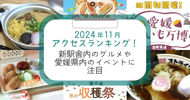 11月アクセスランキング